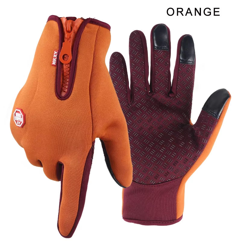 New Winter Gloves Men Women Touch Cold Waterproof Motorcycle Cycle Gloves Male Outdoor Sports plus Velvet Warm Running Ski Glove